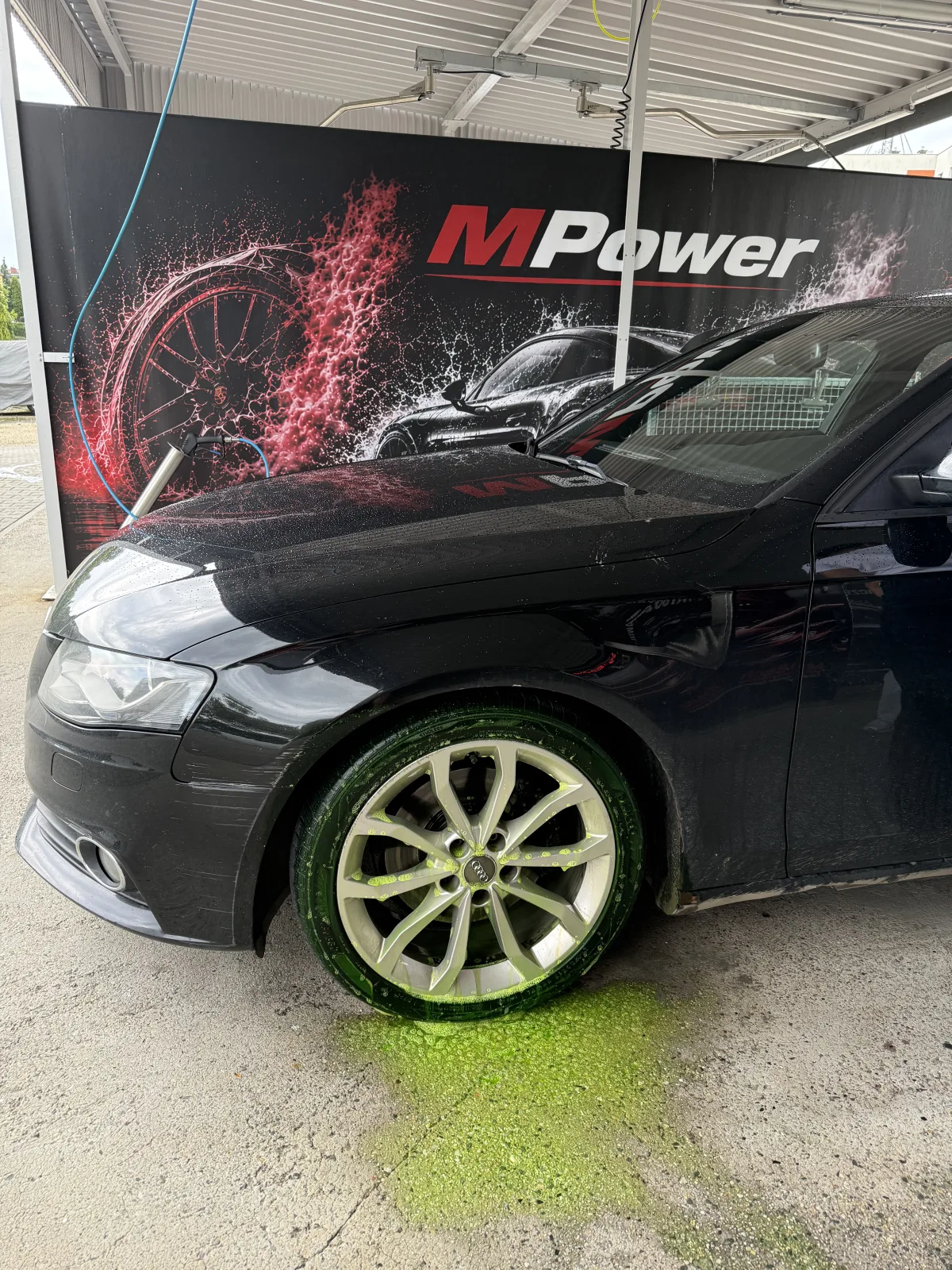 Myjnia MPower, stanowisko